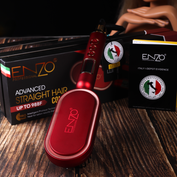 ⁦Brosse électrique pour cheveux avec sérum, Enzo, UP TO 988F⁩ - الصورة ⁦2⁩